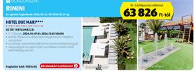 Olaszország, Rimini, Hotel Due Mari**** – Aldi