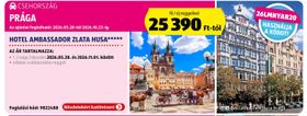 PRÁGA HOTEL AMBASSADOR ZLATA HUSA***** – Aldi