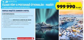 ÉSZAKI FÉNY A POSTAHAJÓ ÚTVONALÁN - HAJÓÚT – Aldi