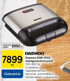 Daewoo DSM-9743 melegszendvicssütő – Tesco