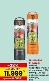 Nutribullet F1 turmix – Spar