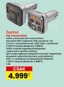 hama FM-transzmitter – Spar