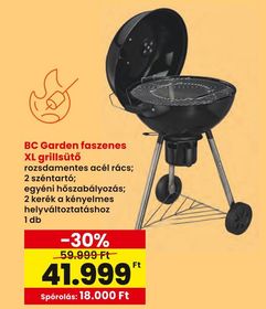 BC Garden faszenes XL grillsütő – Spar