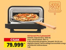 G3 Ferrari Pro 2 pizzasütő G10204 – Spar