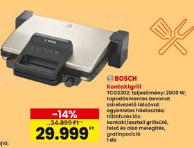 BOSCH Kontaktgrill TCG3302 – Spar