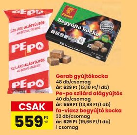 Gerab gyújtókocka – Spar