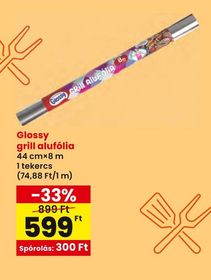 Glossy grill alufólia – Spar
