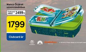 Mancs Őrjárat uzsonnásdoboz – Tesco