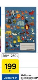 Kisállatos, kisiskolás füzet – Tesco