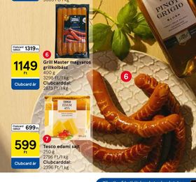 Grill Master magyaros grillkolbász – Tesco