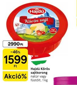 Hajdú Kőrös sajtkorong – Tesco