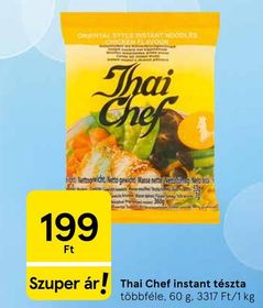 Thai Chef instant tészta – Tesco