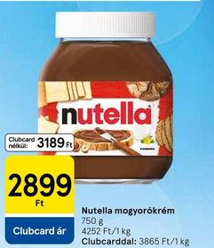 Nutella mogyorókrém – Tesco