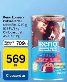 Reno konzerv kutyaeledel – Tesco