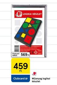 Műanyag logikai készlet – Tesco