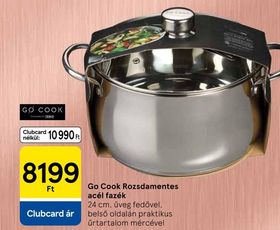 Go Cook Rozsdamentes acél fazék – Tesco
