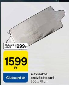 4 évszakos szélvédőtakaró – Tesco