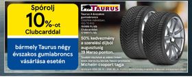 Taurus 4 évszakos gumiabroncs – Tesco