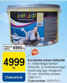 Eurofarbe színes falfesték – Tesco