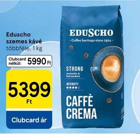 Eduscho szemes kávé – Tesco