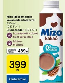 Mizo laktózmentes kakaó édesítőszerrel – Tesco