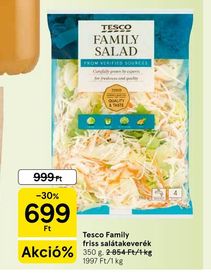 Tesco Family friss salátakeverék – Tesco