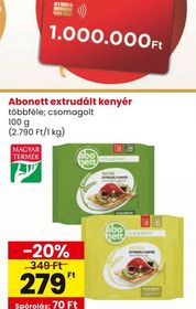 Abonett extrudált kenyér – Spar