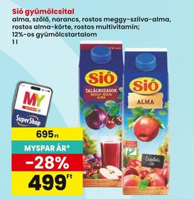 Sió gyümölcsital – Spar