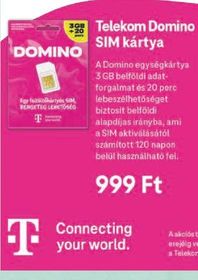 Telekom Domino SIM kártya – Spar