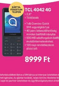 TCL 4042 4G – Spar