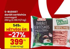 S-BUDGET darált sertéshús – Spar