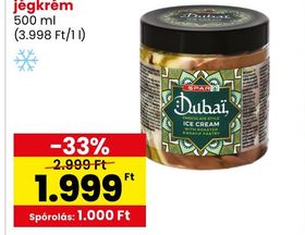 SPAR dubai csokis jégkrém – Spar