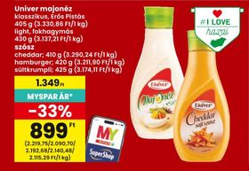 Univer majonéz – Spar