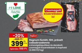 Regnum füstölt, főtt, préselt császárszalonna – Spar