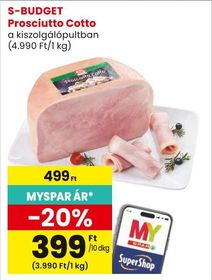 S-BUDGET Prosciutto Cotto – Spar