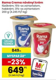 Rama Crema növényi krém – Spar