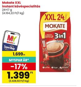 Mokate XXL instant kávéspecialitás – Spar