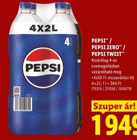 PEPSI** / PEPSI ZERO** / PEPSI TWIST** – Lidl