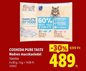 COSHIDA PURE TASTE Nedves macskaeledel – Lidl