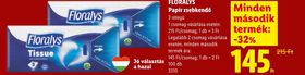 FLORALYS Papír zsebkendő – Lidl