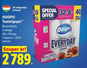 OOOPS! Toalettpapír** – Lidl