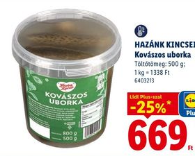 HAZÁNK KINCSEI Kovászos uborka – Lidl
