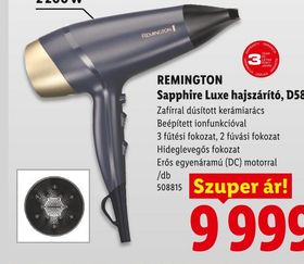 REMINGTON Sapphire Luxe hajszárító, D5806 – Lidl