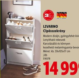 LIVARNO Cipősszekrény – Lidl