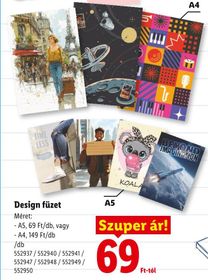 Design füzet – Lidl