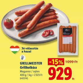 GRILLMEISTER Grillkolbász – Lidl