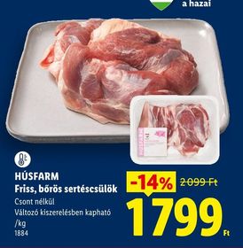 HÚSFARM Friss, bőrös sertéscsülök – Lidl