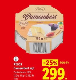 PILOS Camembert sajt – Lidl