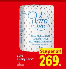 VIRO Kristálycukor** – Lidl