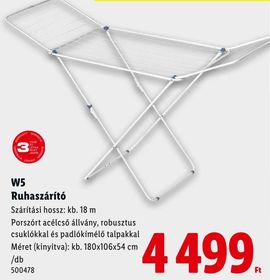 W5 Ruhaszárító – Lidl